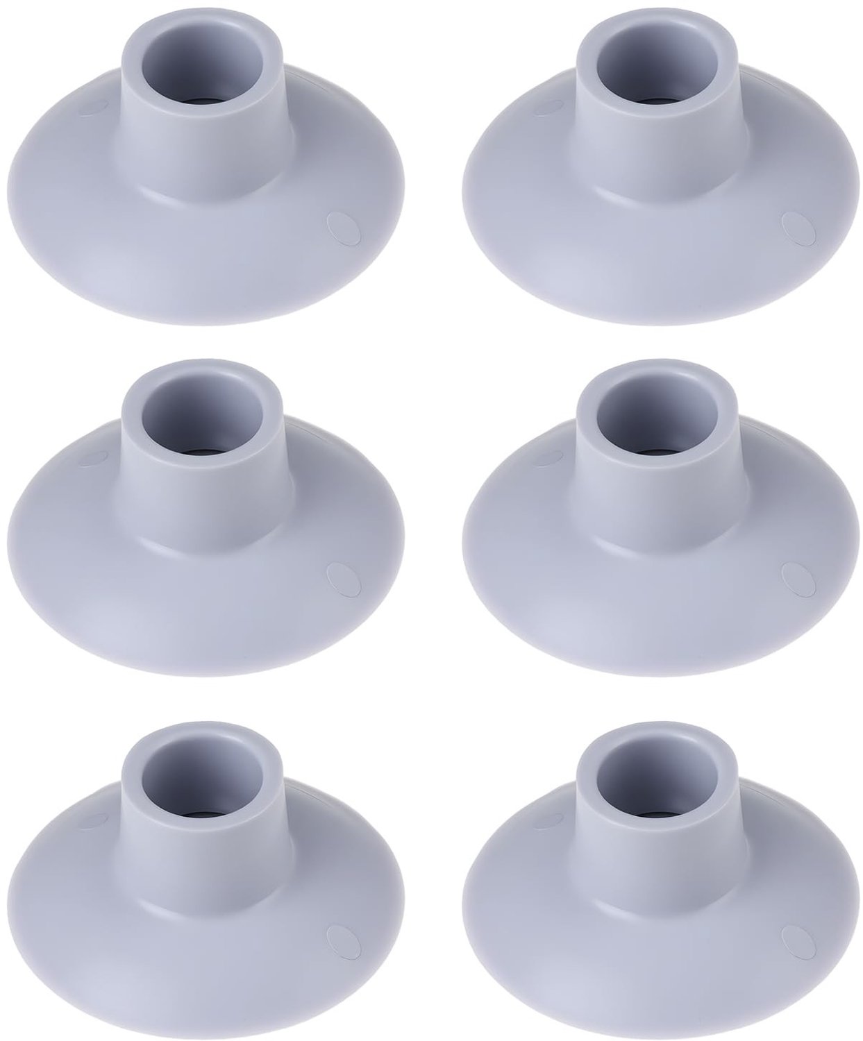 Zuignappen 6 Stuks - 1 Inch - 25x75mm - Geschikt voor Caravan/Trampoline - PVC Rubber - Antislip Bevestiging
