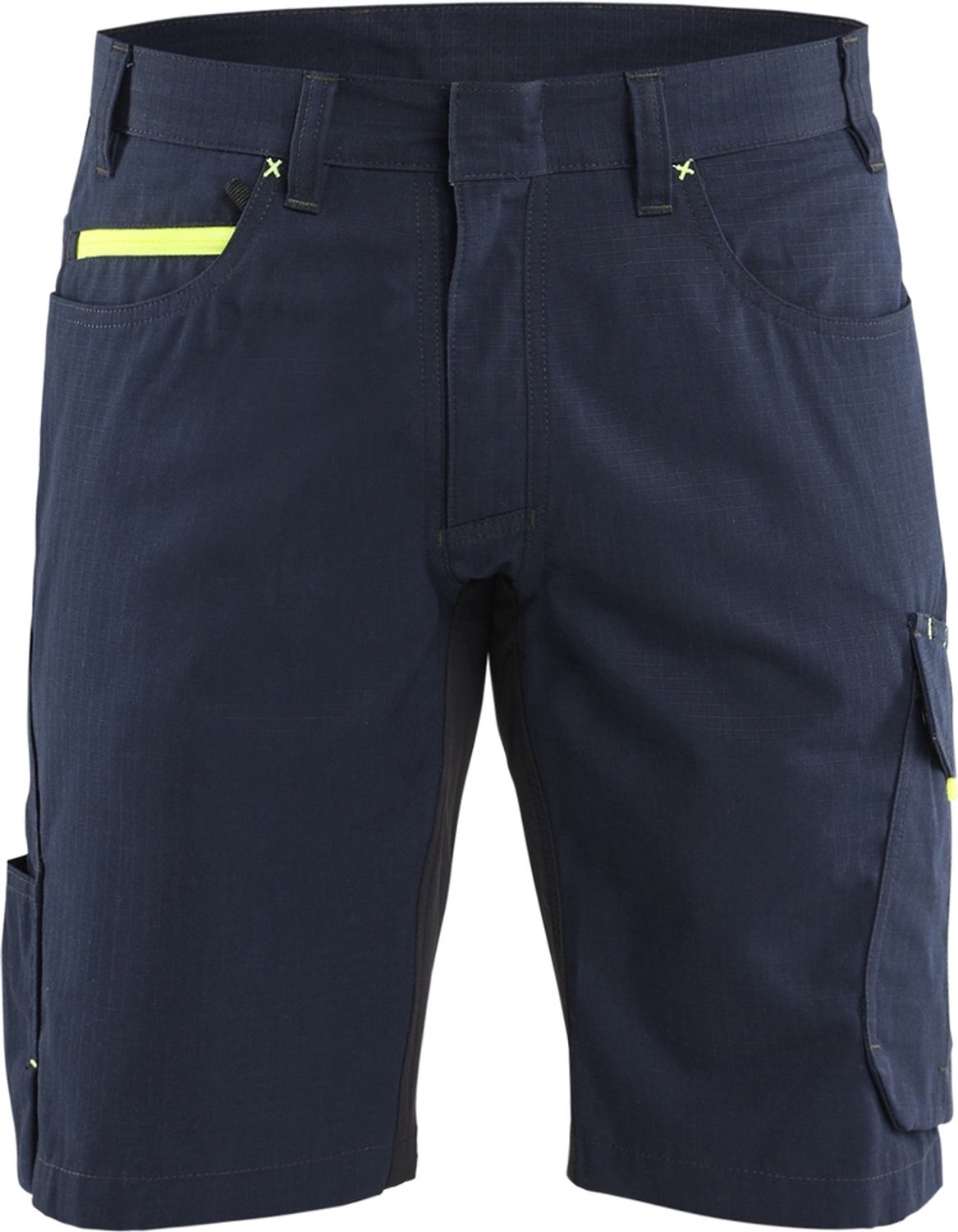 Blaklader Service short 1499-1330 - Donker marineblauw/High Vis Geel - C44