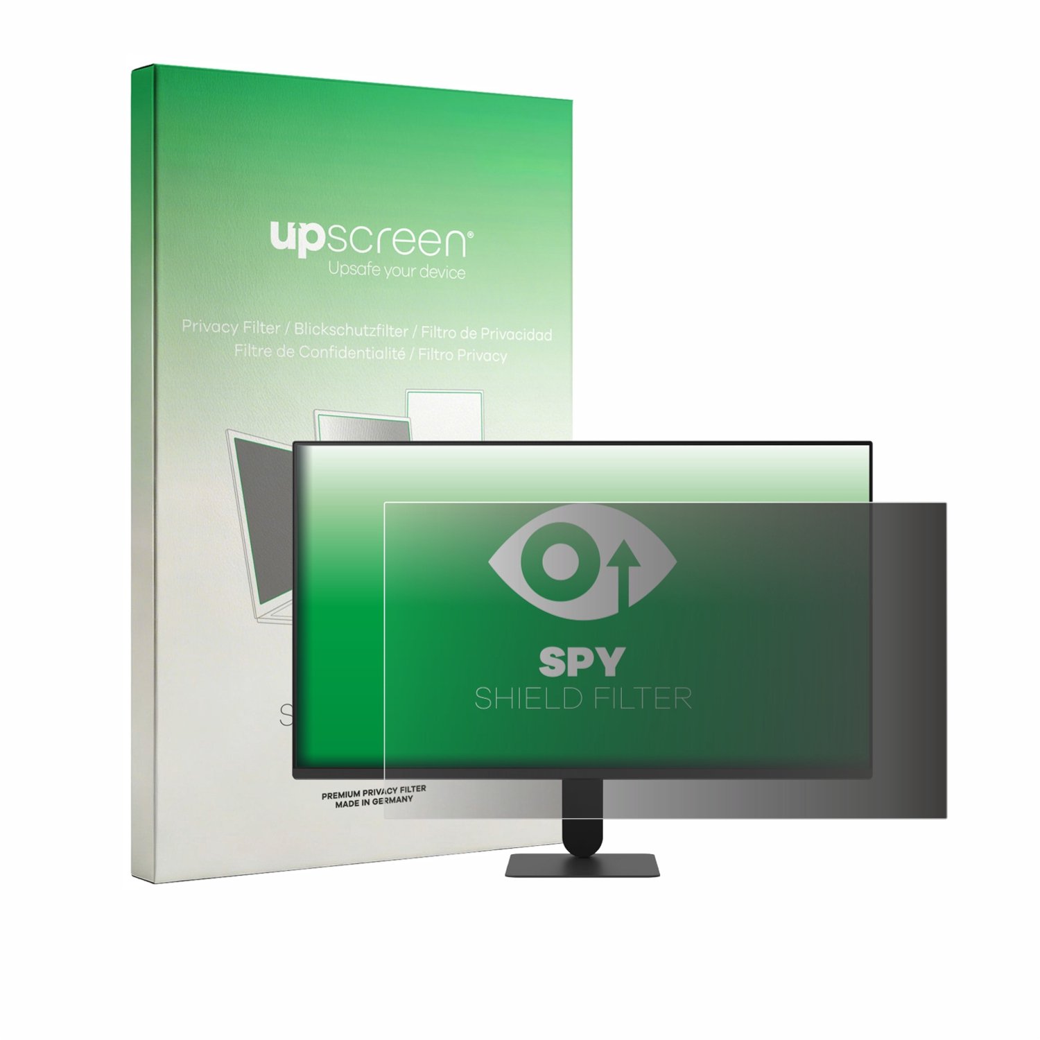 upscreen - privacyscherm voor LG 7U411B - privacy filter screenfilter Blauwlichtfilter