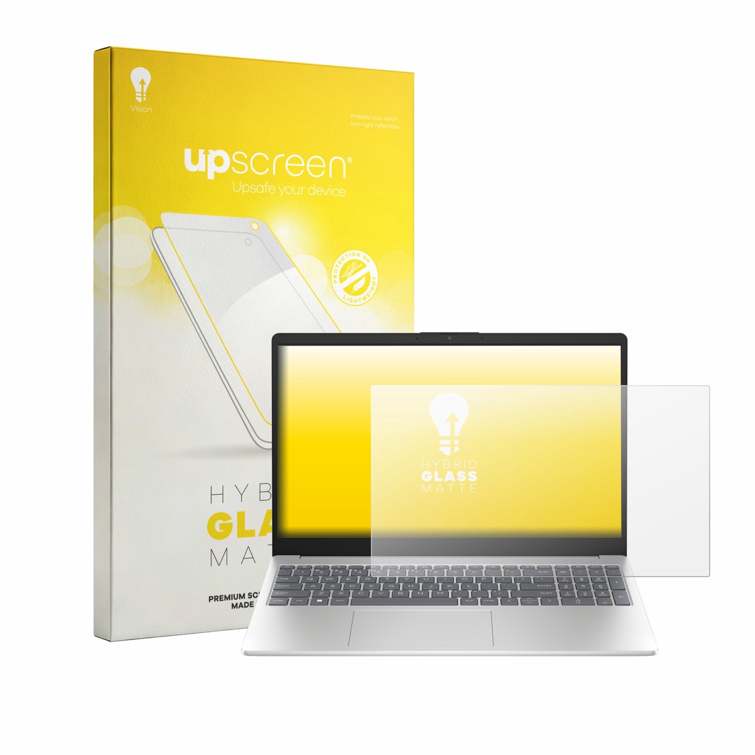 upscreen - Screenprotector voor HP 15-fd1750ngx - Folie Beschermfolie Beschermglas matte