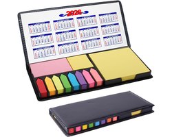 2000 Kleurrijke Sticky Notes Set met PU Opbergdoos