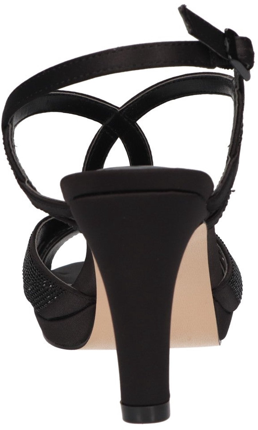 La Strada Hakken Zwart Glitter - Damesschoenen - Maat - 37