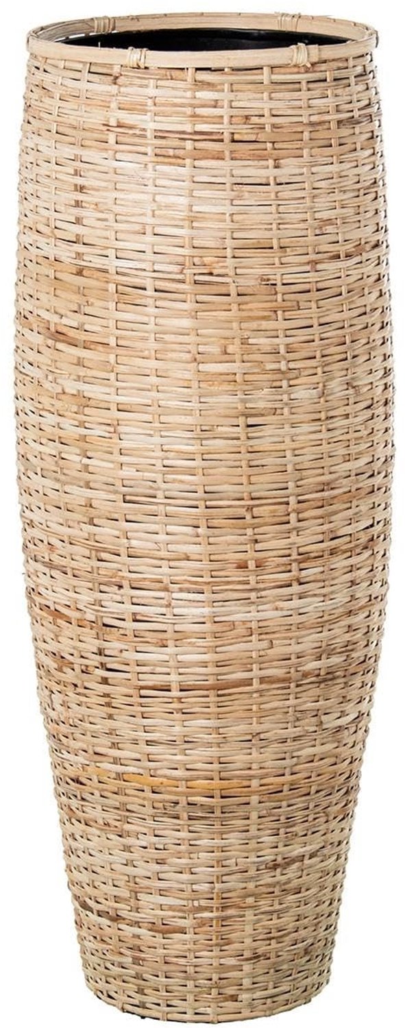 Vloervaas van Metaal met Wilgen Decoratie 73 cm