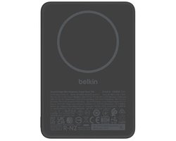Belkin BoostCharge Slim Magnetische Powerbank 10.000 mAh – MagSafe-compatibel – 7,5W Draadloos – 2x USB-C 20W – Zwart