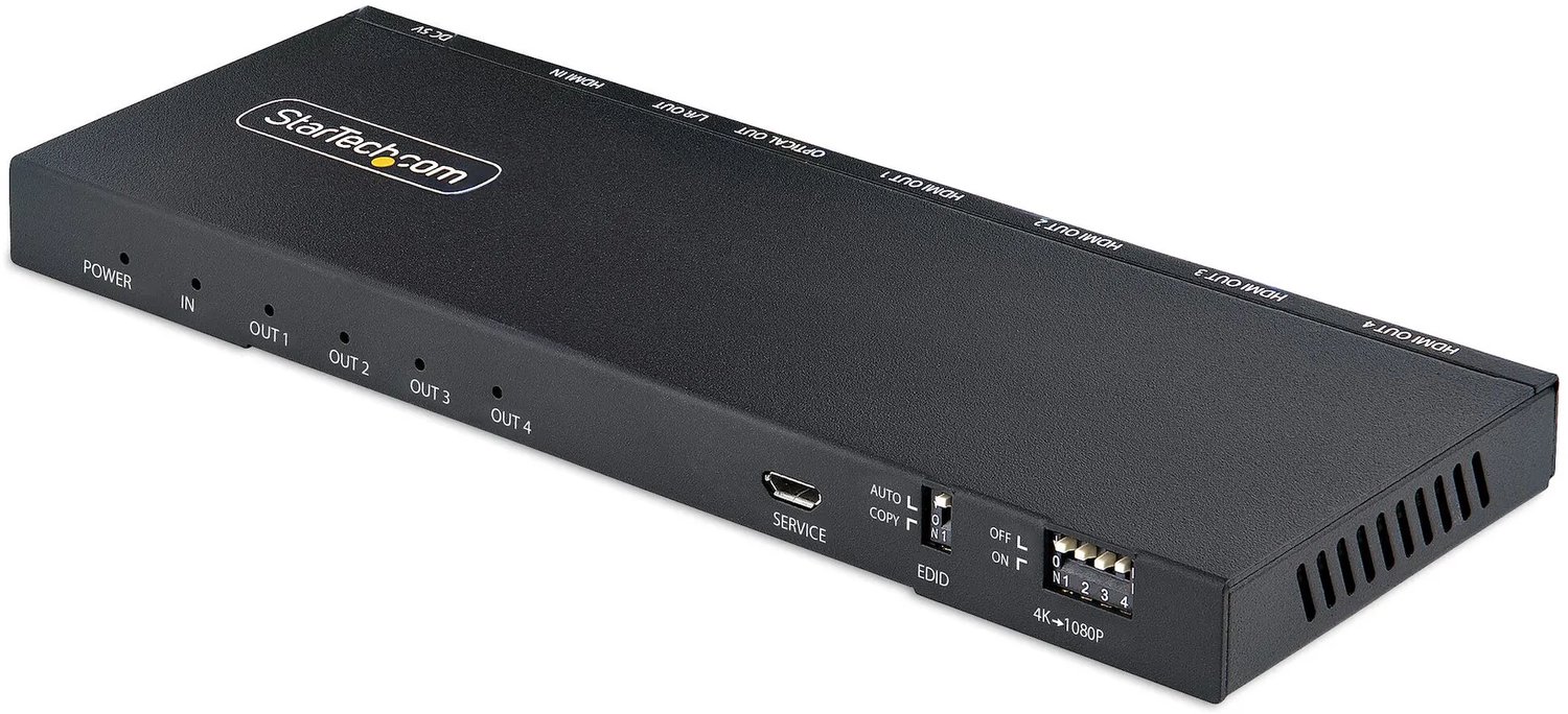 StarTech.com 4-Poorts HDMI Splitter 4K 60Hz