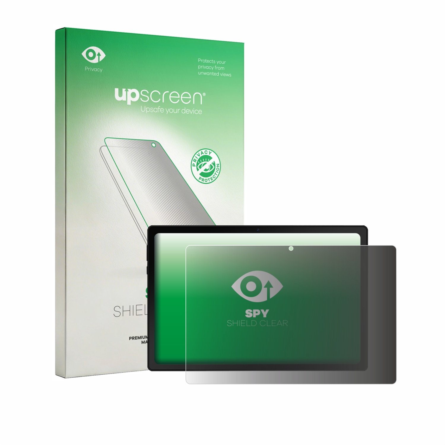 upscreen - privacy screenprotector voor Mutsay MTSKB10L-BJ 10" - Folie Beschermfolie Blauwlichtfilter
