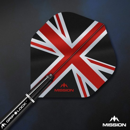Mission Alliance 150 Black & Red NO2 - Dart Flights van Mission — afbeelding 2