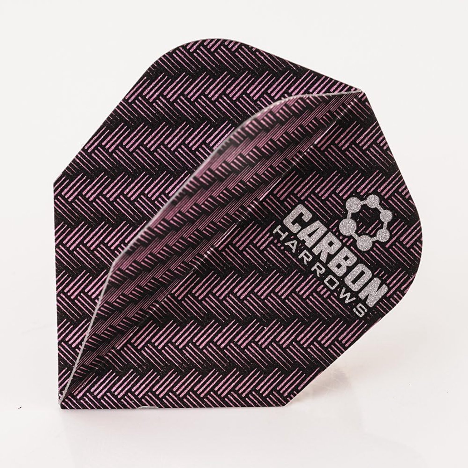 9x Carbon Dart Flights Standaard Paars (3 Sets)
