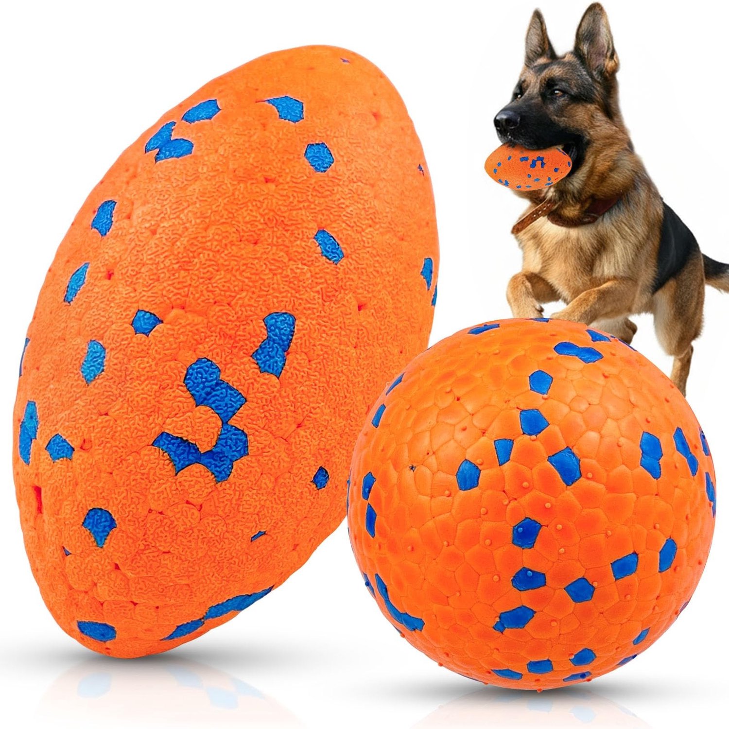 2 Robuuste Hondenballen voor Actief Spel en Training