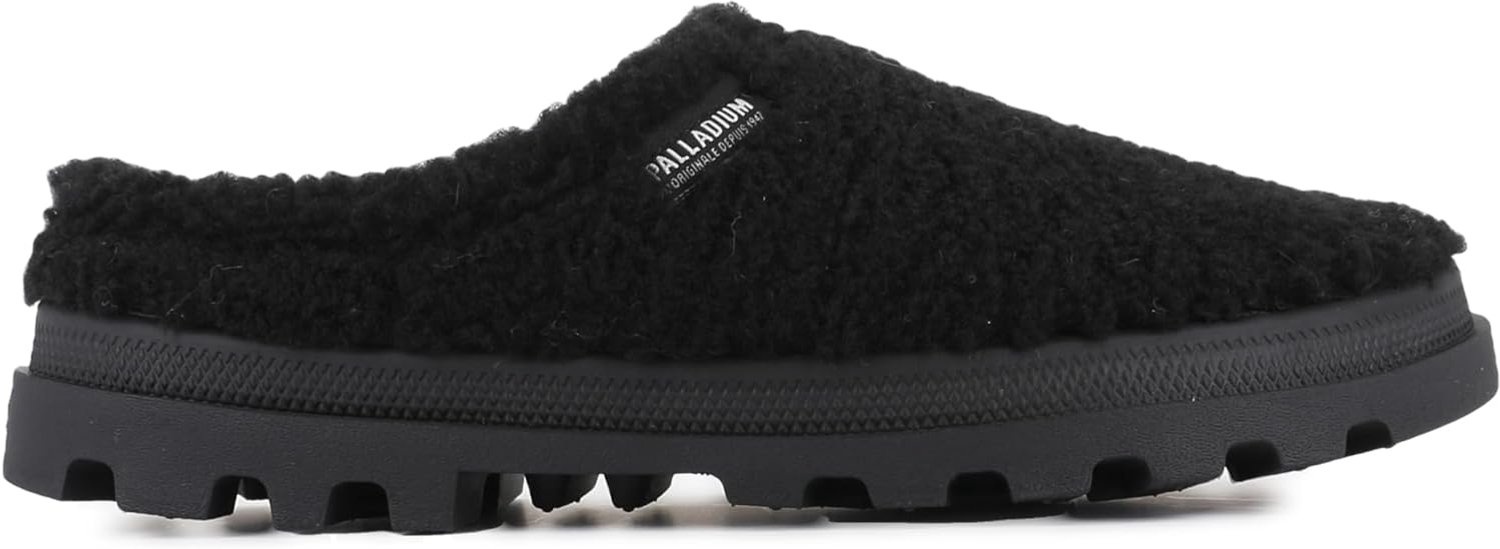 Palladium Dunelite Mule Cosy Pantoffels Comfortabel & Warm Zwart