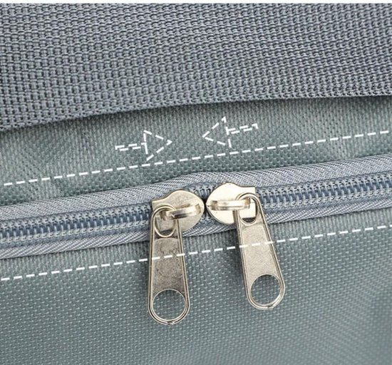 Opbergzak voor yogamat met verstelbare riem, waterdichte Oxford-stof drager voor reizen en sportschool (72x16x16cm, Grijs) — afbeelding 4