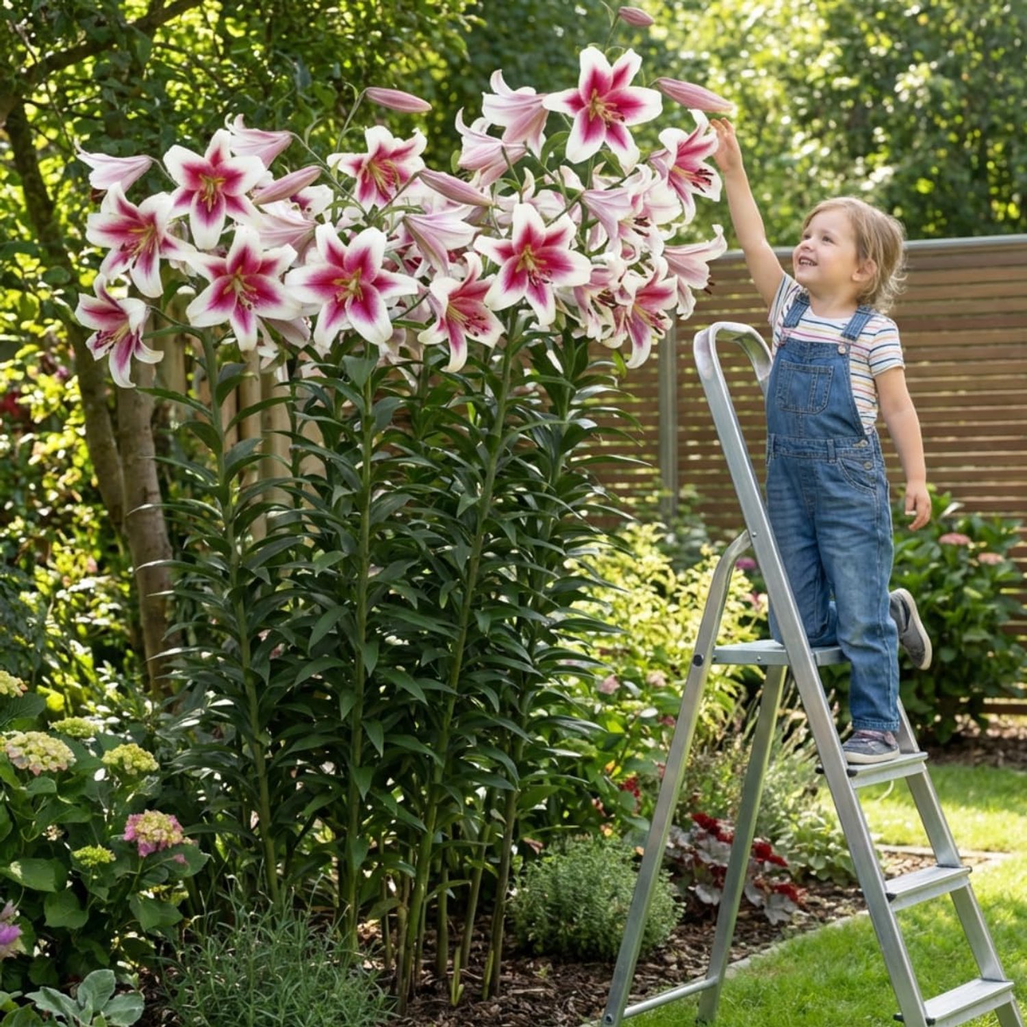 Lelie Bloembollen Winterhard - Lilium Altari - 3 stuks - Roze - Bloem bollen Mix Meerjarig - Leliebollen
