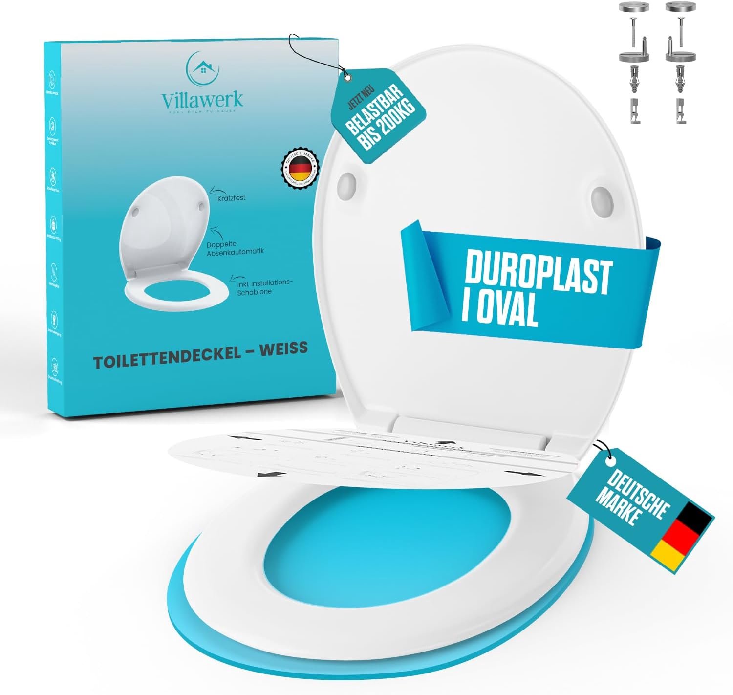 Merkloos Toiletbril met Soft-Close & Snelmontage - Kwaliteit & Comfort