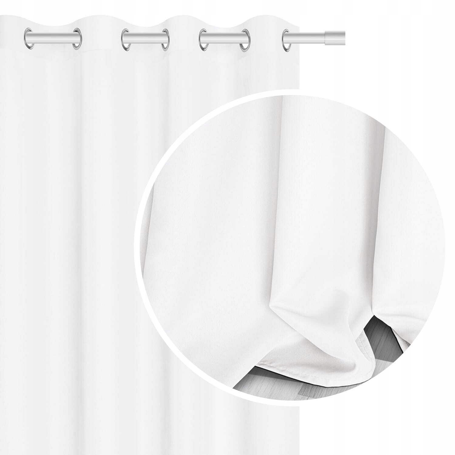 PRESTIQUA VIVA Salon Gordijn - Wit 140x210 cm - Half Verduisterend