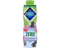 Karvan Cévitam Zero - Limonade - Bosvruchten - Voordeelverpakking - 6 x 600ml