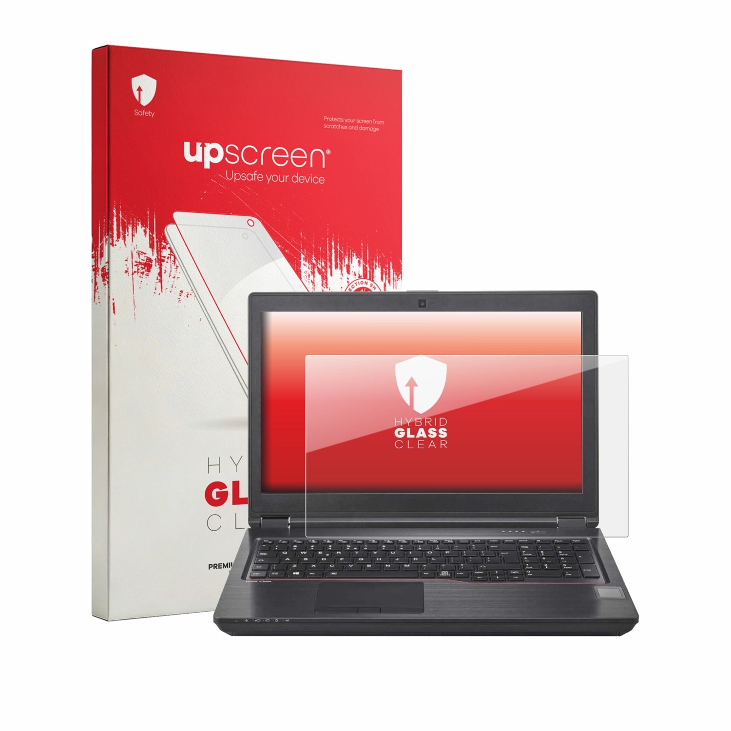 upscreen - Screenprotector voor Fujitsu Celsius H780 - Folie Beschermfolie Beschermglas transparant