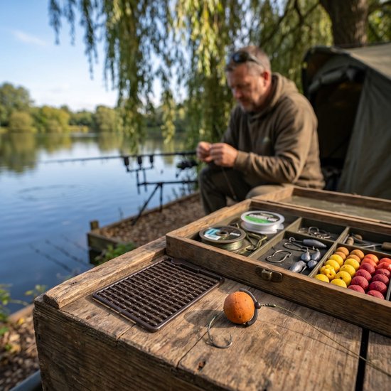 Boilie Lokaas stopt, 10 stuks hairrig, boilie aas stopper frame karper visgerei accessoires, bruin, Eén maat, modern — afbeelding 2