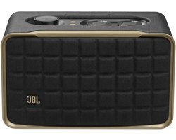 JBL Authentics 200 - Premium WiFi Speaker met Retro Design - Bluetooth & AirPlay - Chromecast & Spotify Connect - Multiroom Audio - Google Assistant & Alexa - Zwart