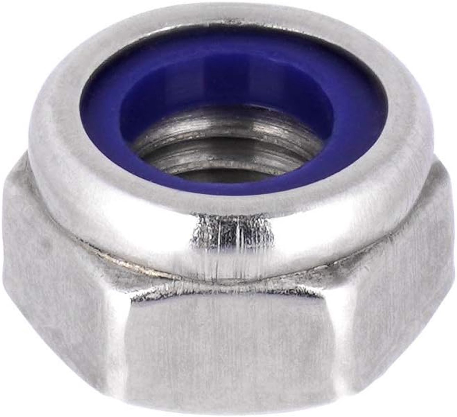 Zekeringmoeren M5 - roestvrij staal A2 - zelfborgend met nylon ring - voorkomt losraken bij trillingen - 100 stuks - ServiceTopper