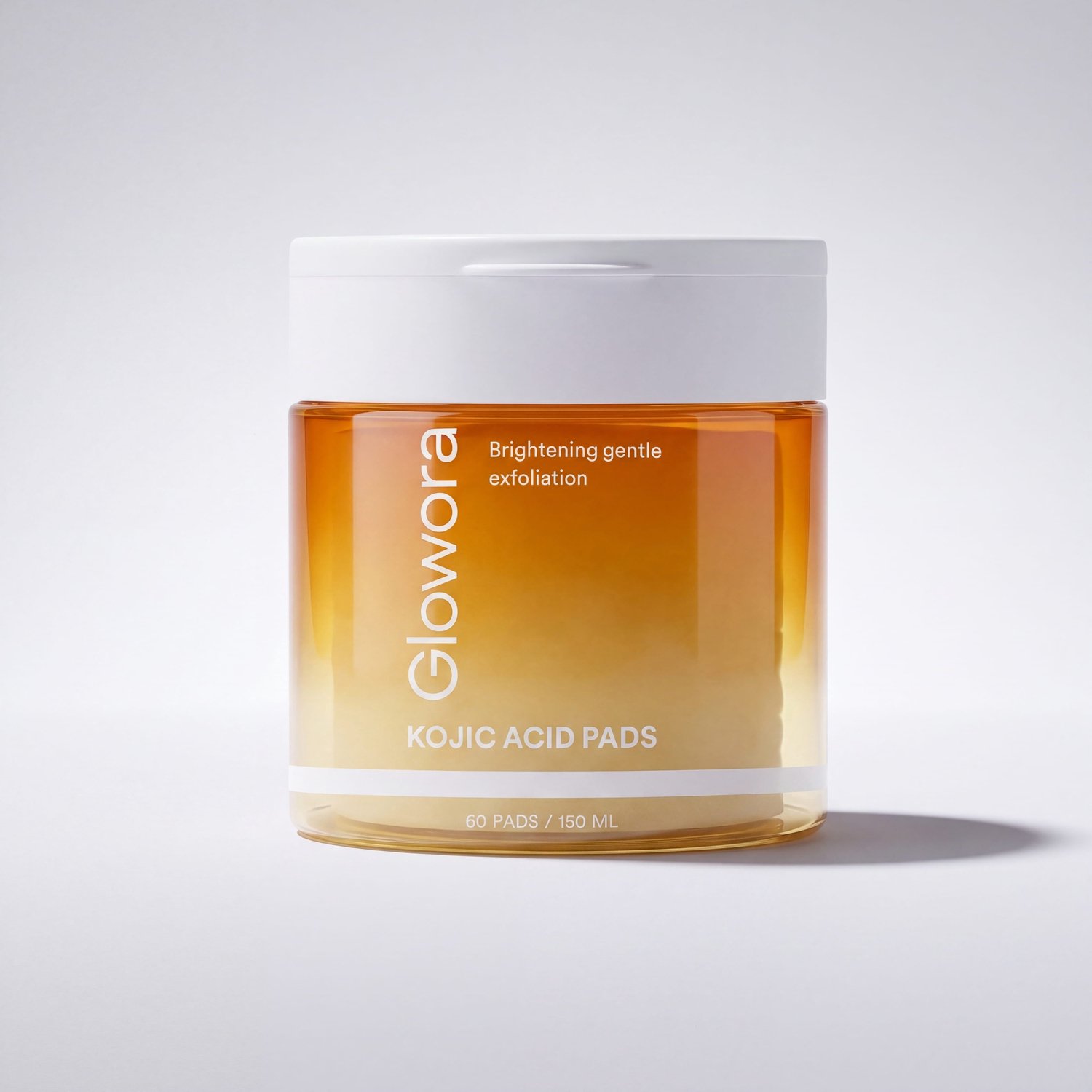 Glowora Kojic Acid Pads - Exfoliërende Toner Pads - Tegen Pigmentvlekken - met Glycolzuur & Niacinamide - 150 ml