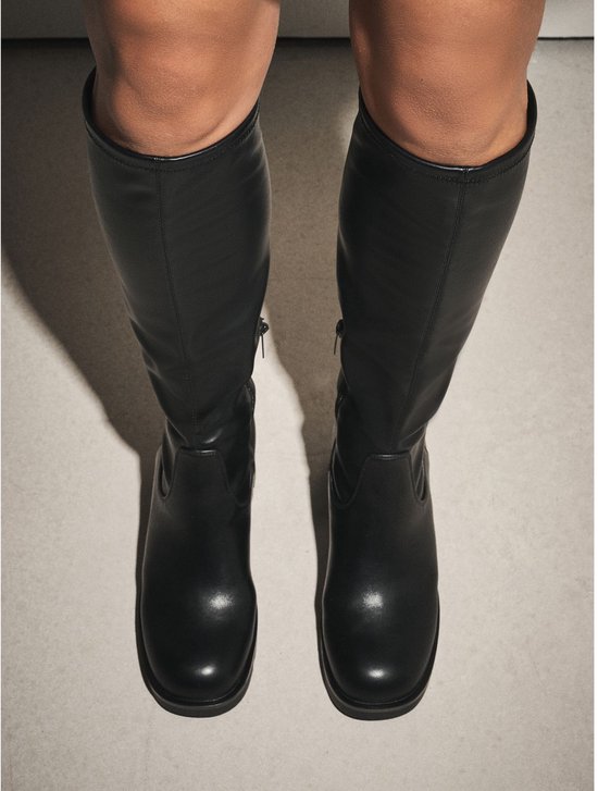 Next - Dames - Forever Comfort® hoge soklaarzen met dikke zool - Zwart