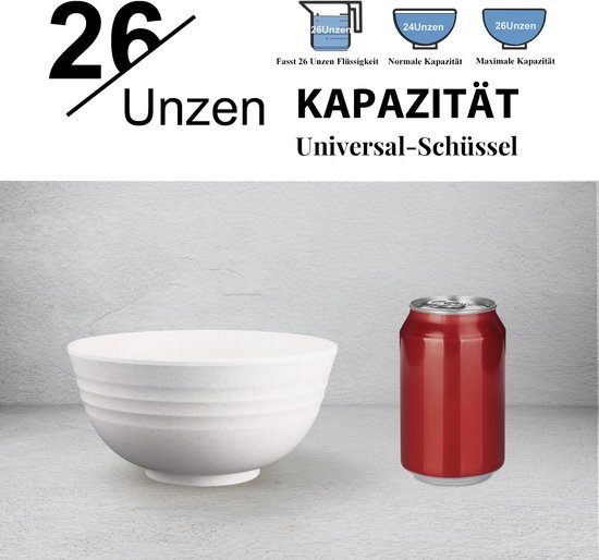 Kommenset van 8 stuks, 750 ml — afbeelding 4