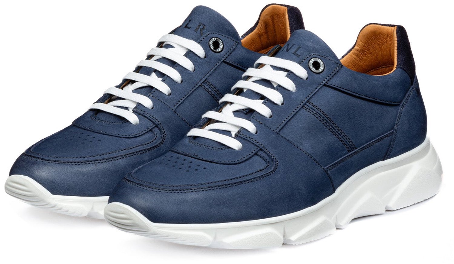 VANLIER - Heren Schoenen Luca - Blauw - Maat 46