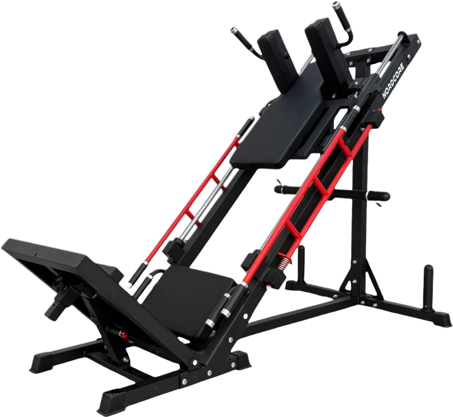 Nordcore 3-IN-1 Hack Squat/Leg Press/Kuitspier Machine