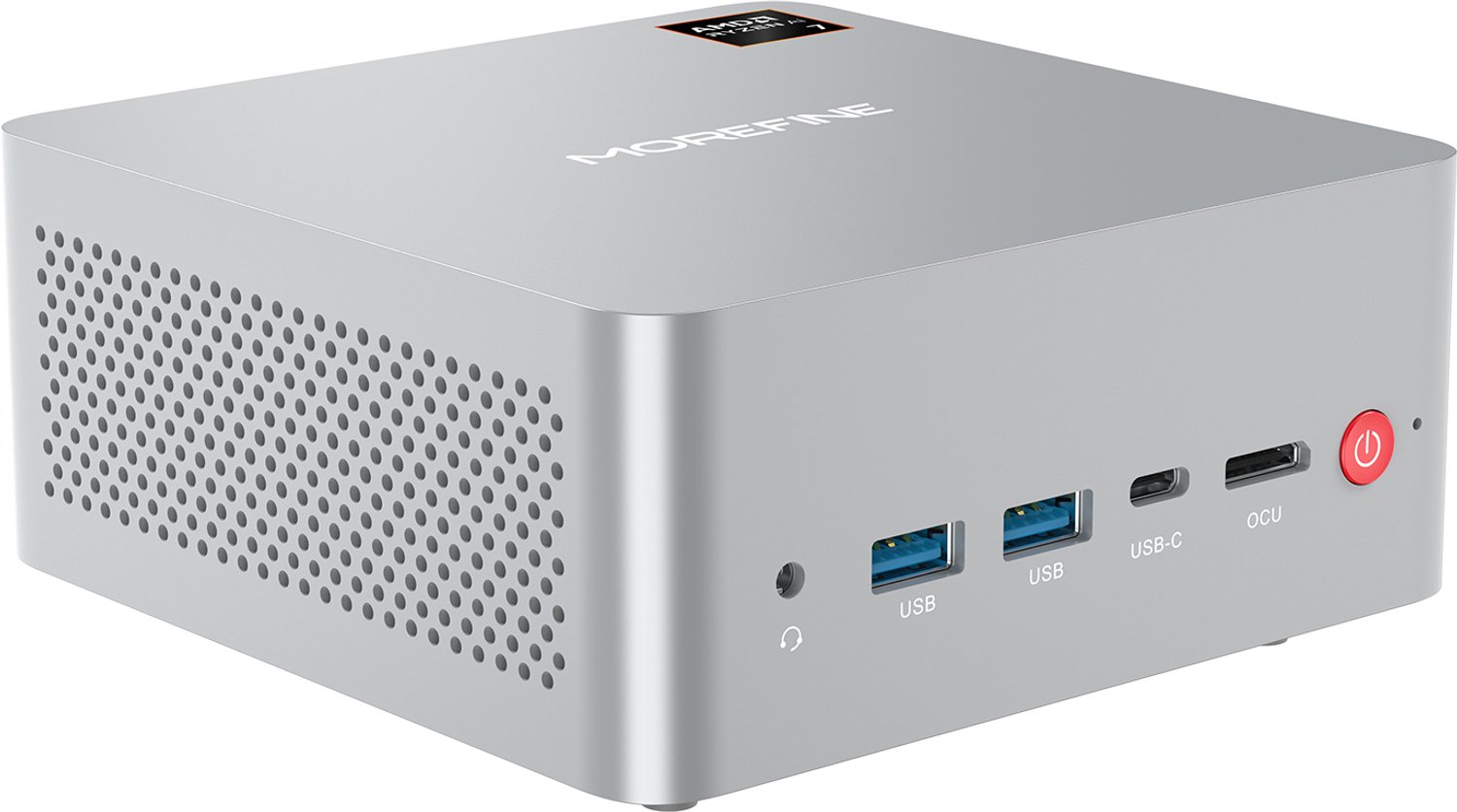 Morefine M900 Mini PC - AMD Ryzen AI 9 365 - 16 GB DDR5 - 500 GB SSD - Wi-Fi 6E