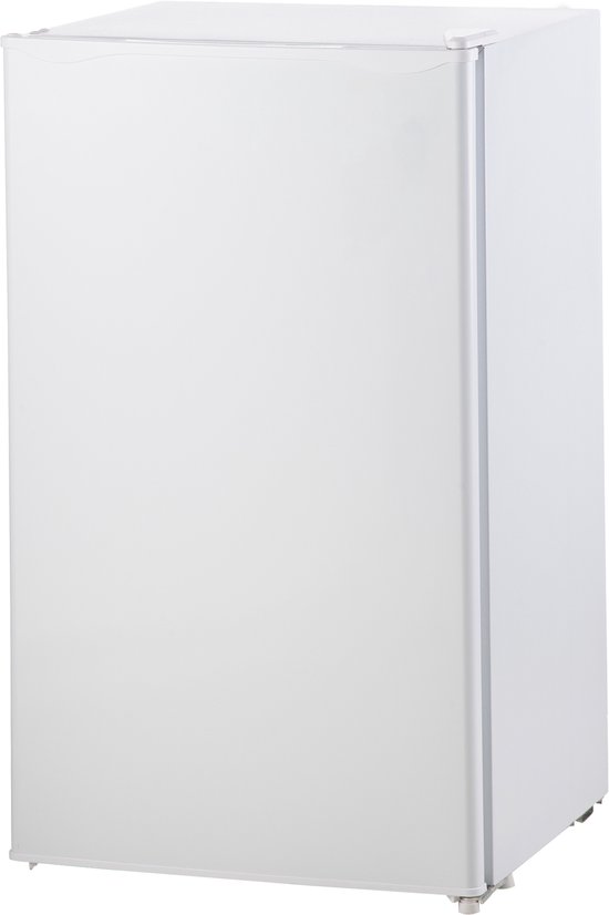 Mini koelkast, 91L inhoud, vriesvak, verstelbare legplanken, stille werking, compact formaat, kunststof en staal, Wit — afbeelding 3