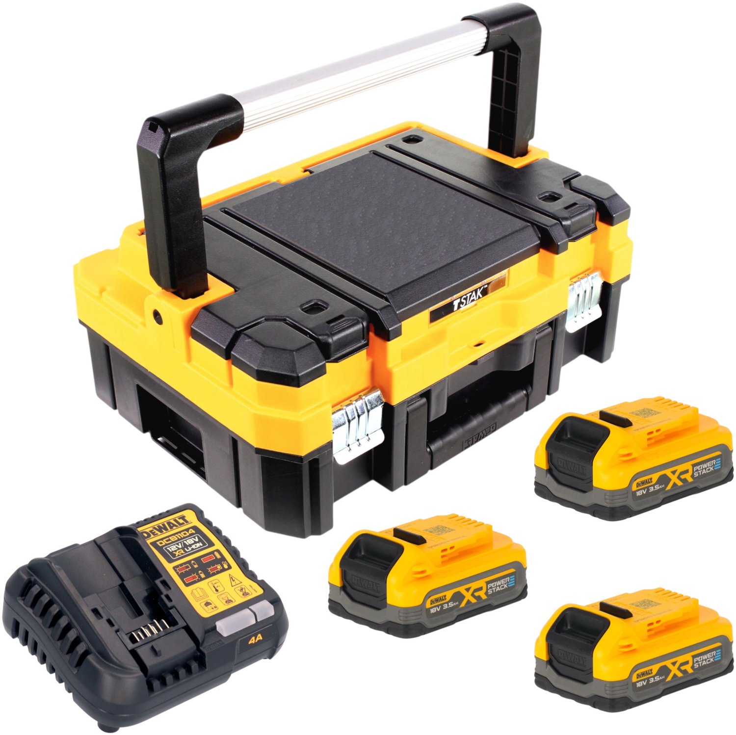 DeWalt DCBP 318 Powerstack accu 18 V 3,5 Ah / 3500 mAh XR Li-Ion - met laadindicator