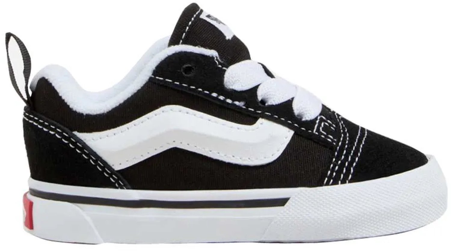 Vans Knu Skool Elastic Lace Peuterschoenen Kinderen Zwart