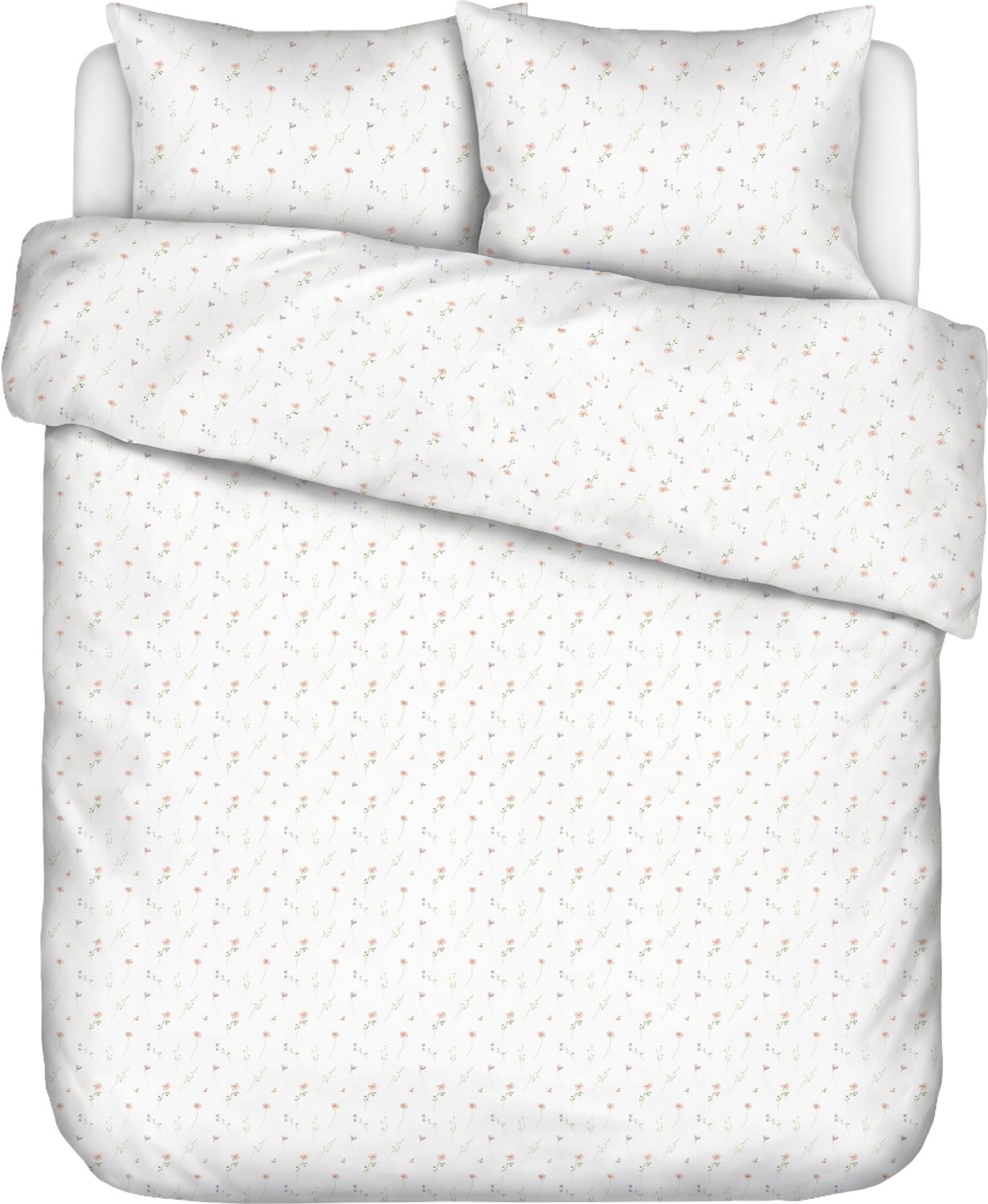 Linolux Ditsy Flowers - 300 count satijn Dekbedovertrek 240x200/220