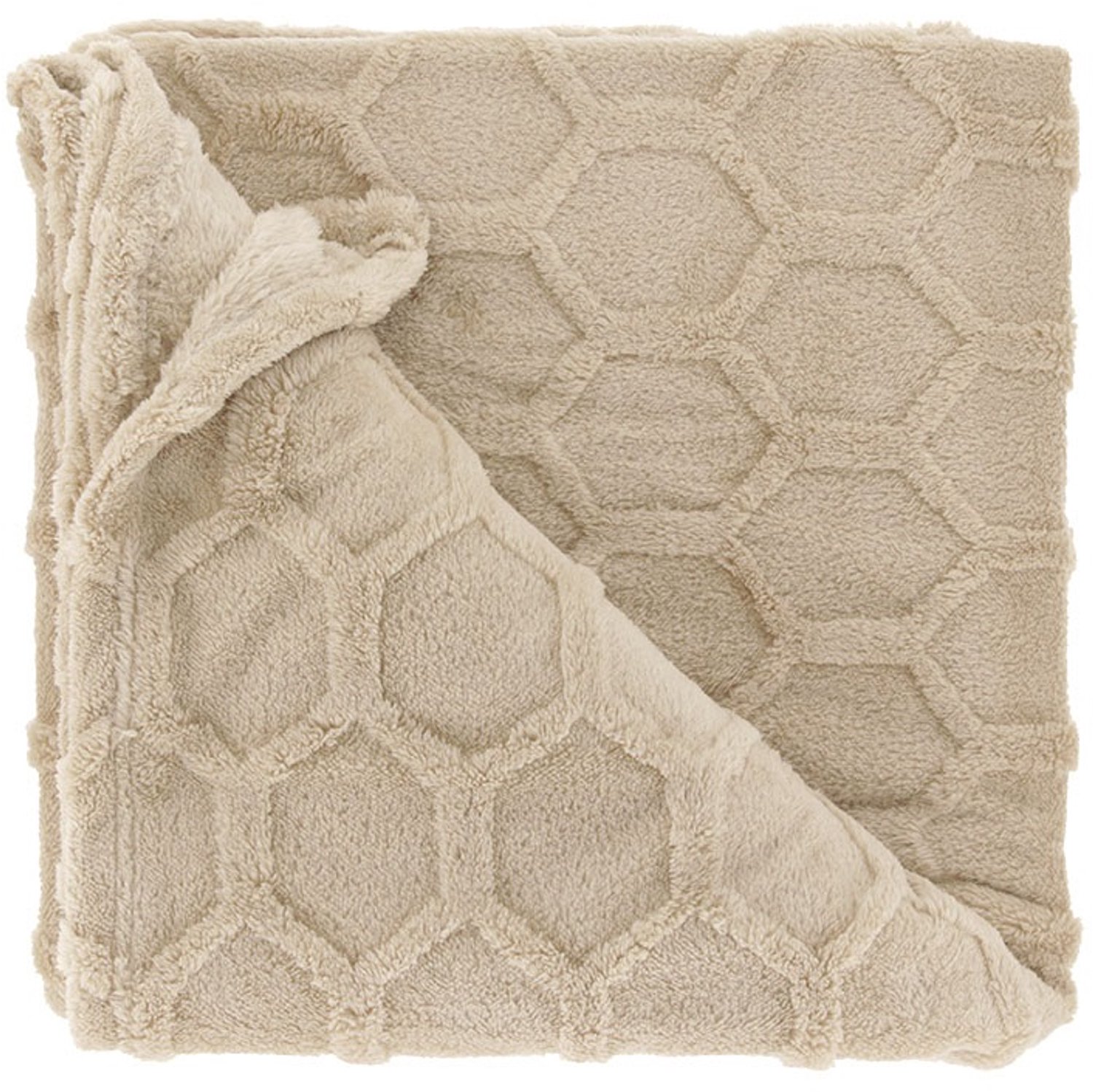 Unique Living Plaid Thor - chateau grey - 150x200cm Grijs