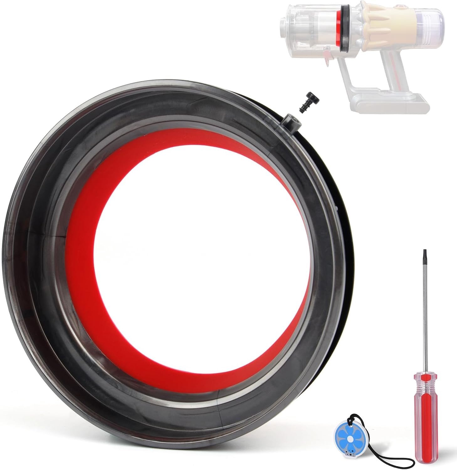 Vervangende stofcontainer afdichting voor Dyson V12 SV20 Slim stofzuiger, duurzame en compatibele onderdelen voor optimale prestaties