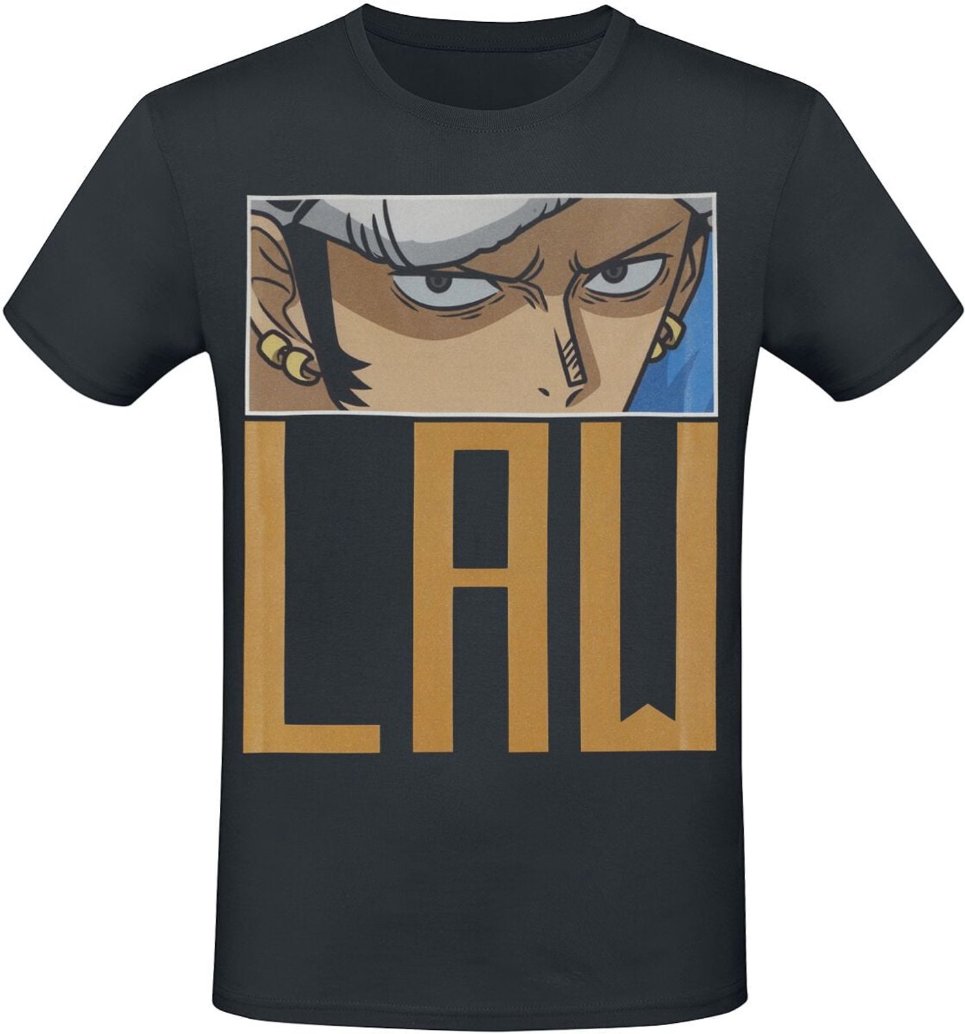 One Piece Law - Eyes Heren T-shirt - zwart - XXL