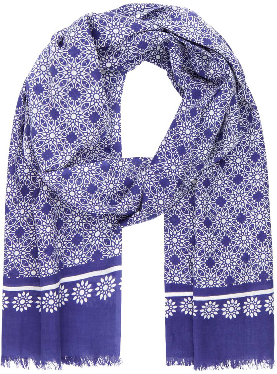 LINDENMANN heren sjaal - blauw