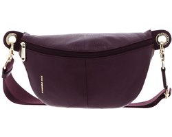 MANDARINA DUCK Leren gordeltas schoudertas Mellow Leather Bum Bag Sin (rood)paars