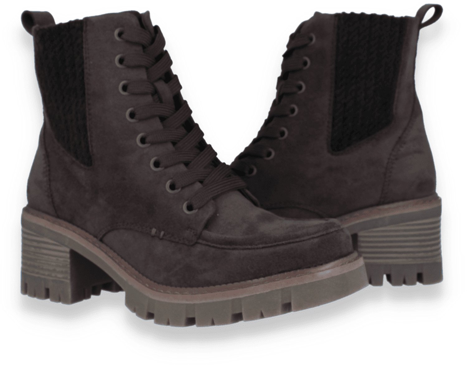 Double Heart Dames Bottine | Bruin | Maat: 39