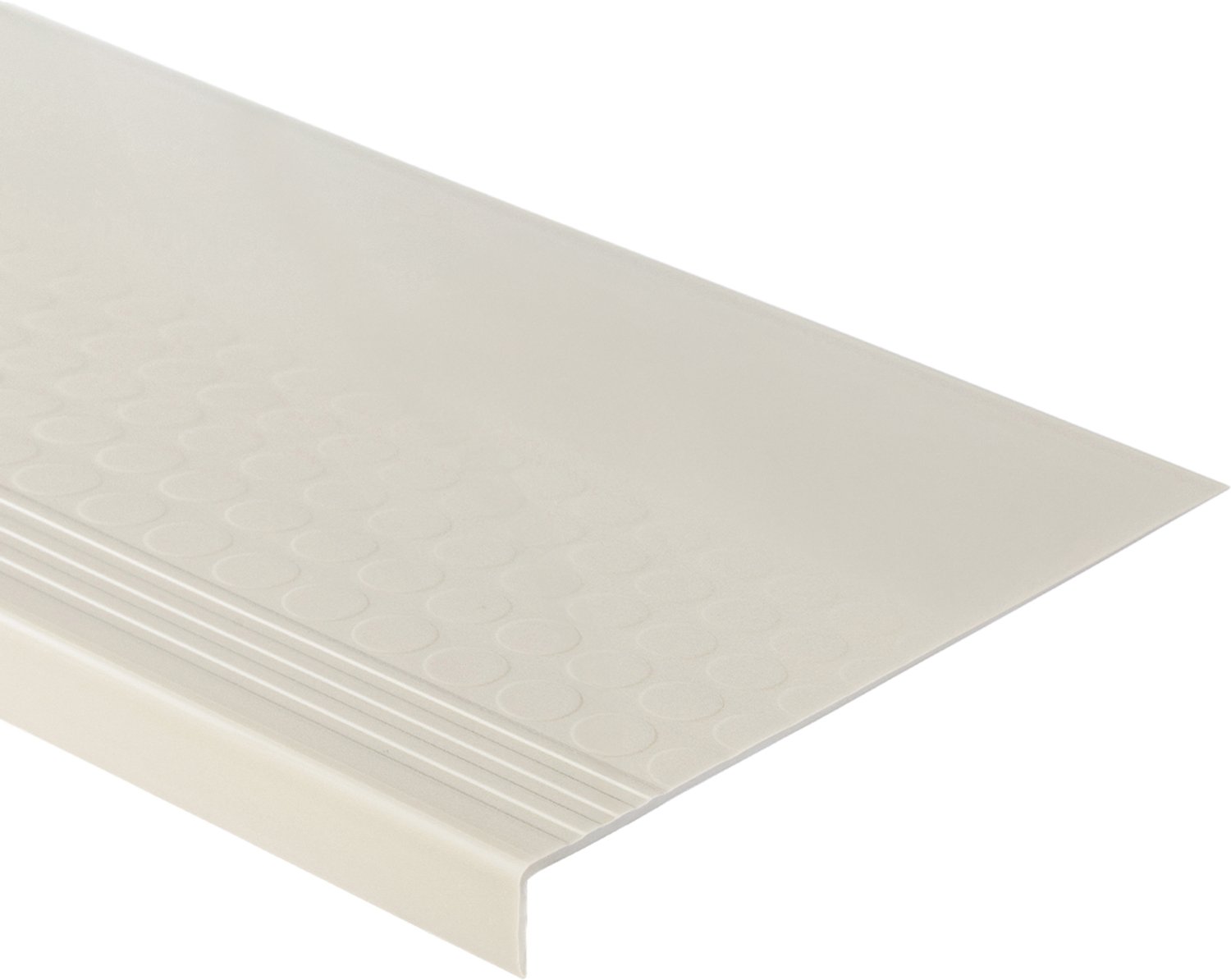 Rubbermagazijn - Trapbekleding PVC - Antislip - Beige LxB=1200x480mm - 4mm dik - Traptreden bedekking