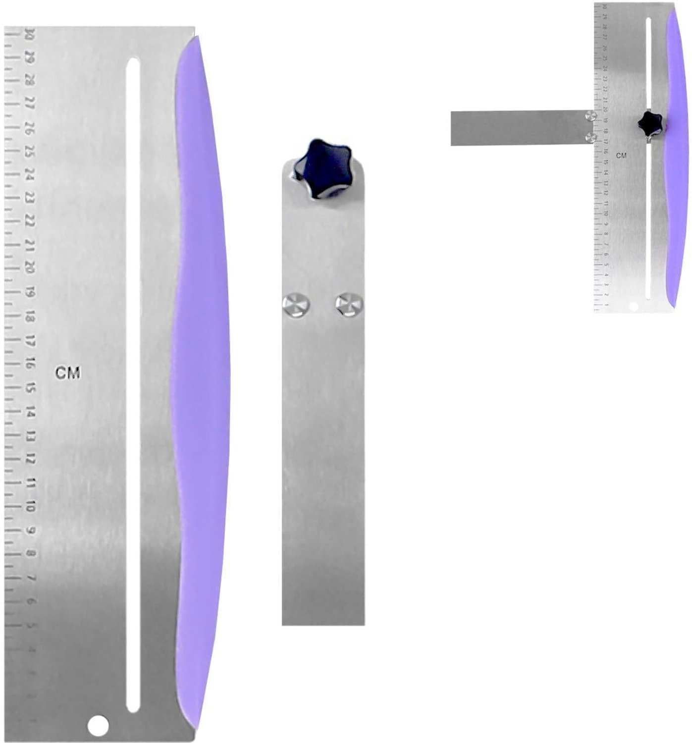 Taartschraper - Verstelbare taartschraper - Roestvrijstalen taartaccessoires - 30,5 x 9 cm - Taartgladmakend gereedschap - Geschikt voor...