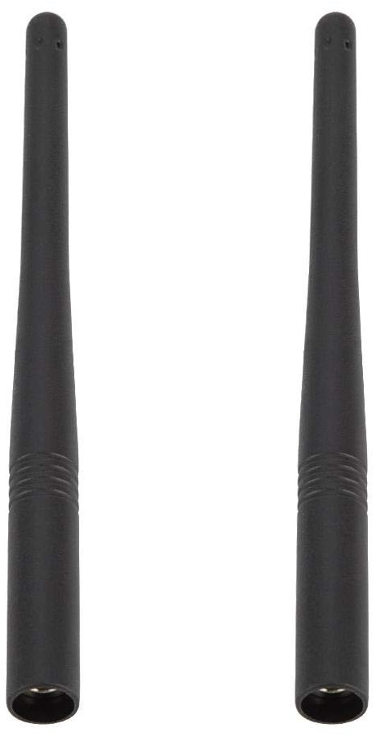 Walkietalkie-antenne 15,5 cm - VHF 136-174 MHz - 2-delige set - Impedantie 50 Ω - Zwart - Lichtgewicht 43 g