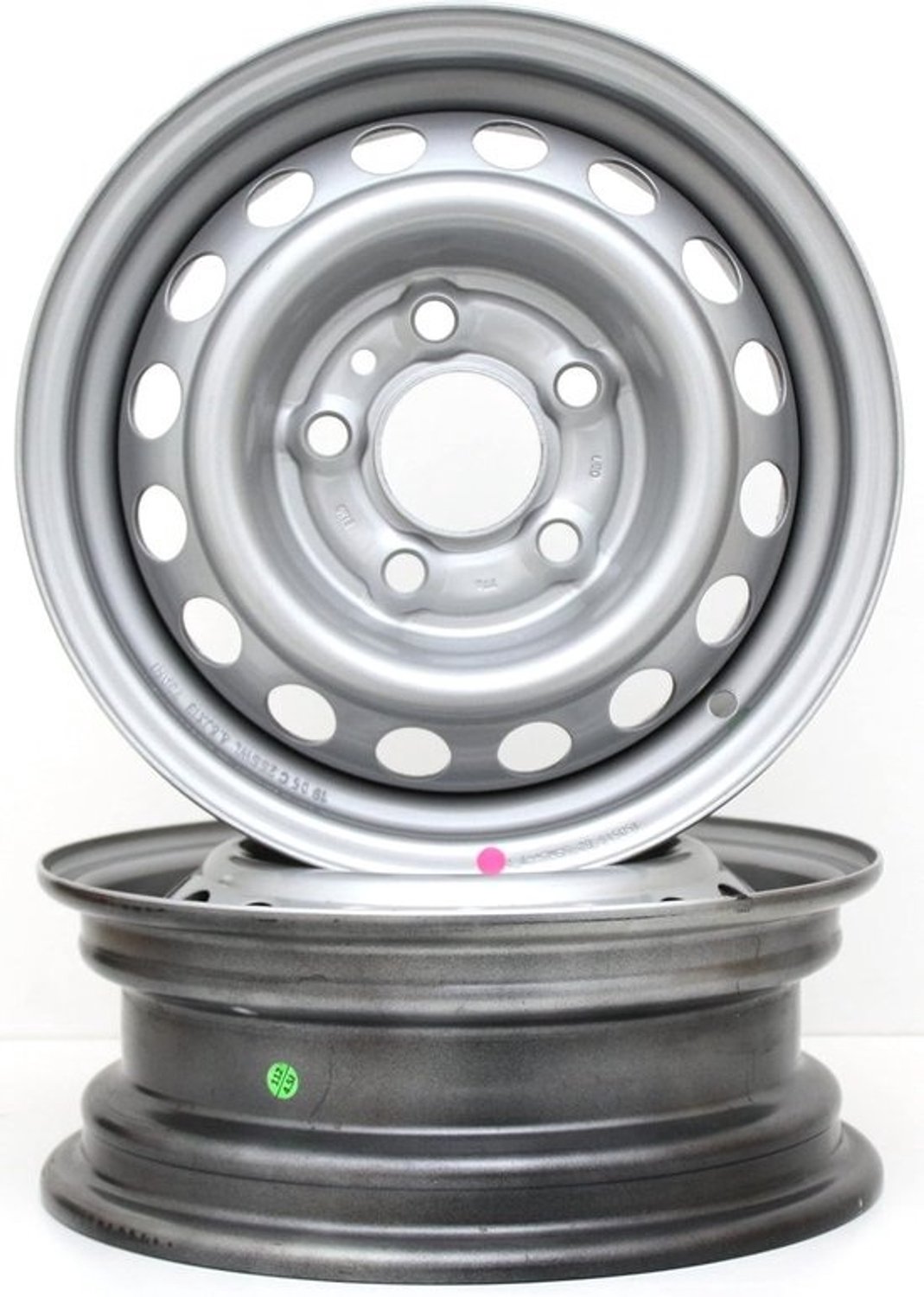 Aanhangervelgen - Set stalen velgen - Voor aanhanger en caravan - Draagkracht 710 kg - 13 Inch 112x5 - Zilver