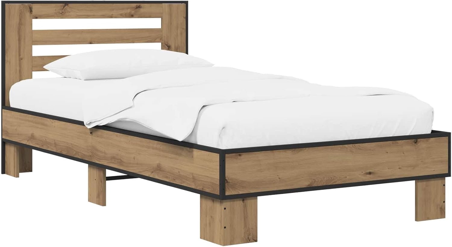 Hout modern hoofdbord Artisanaal eiken 80 x 200 cm
