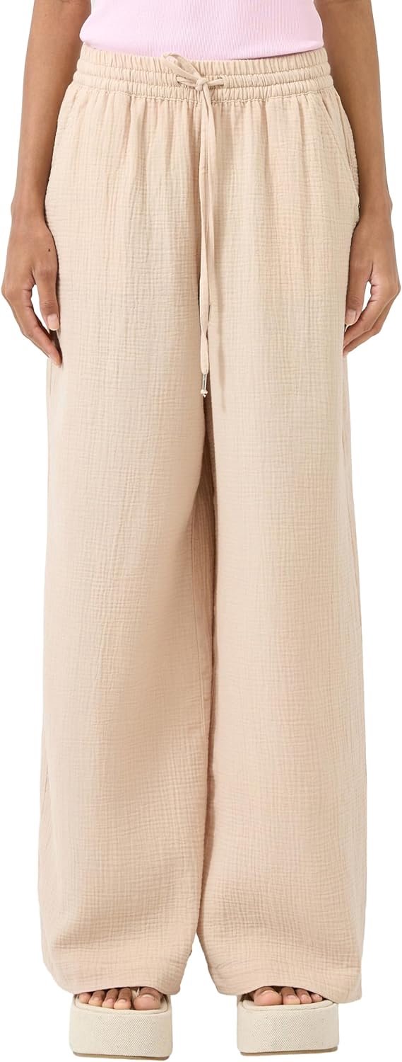 Lange broek met brede pijpen