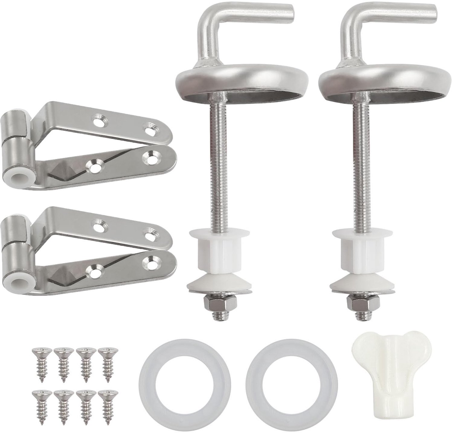 Set van 2 Toiletbril Bevestigingssets voor Eenvoudige Montage