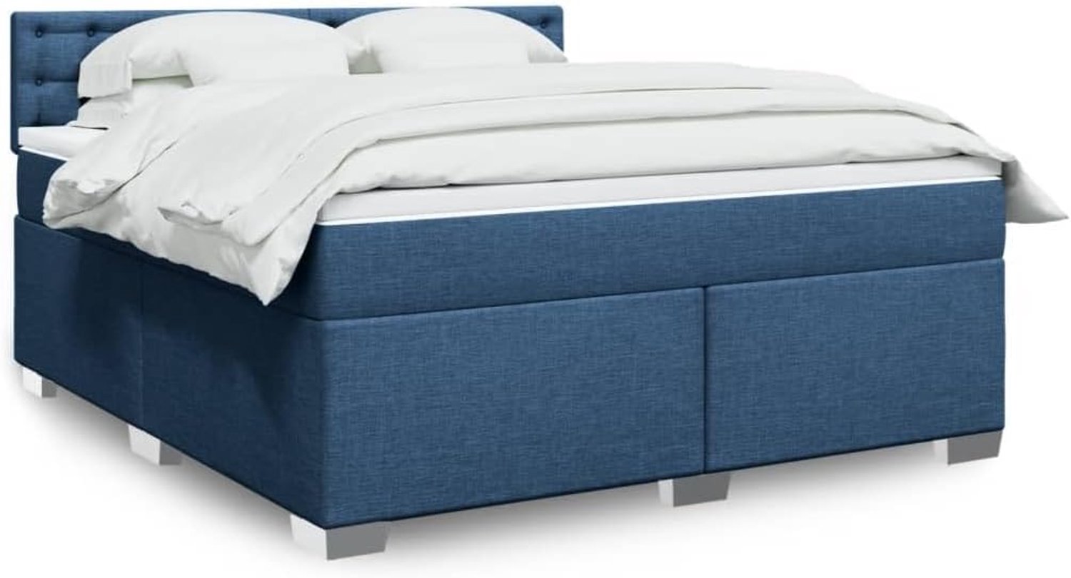 Pocketveringmatras Boxspringbed Blauw 180x200 cm