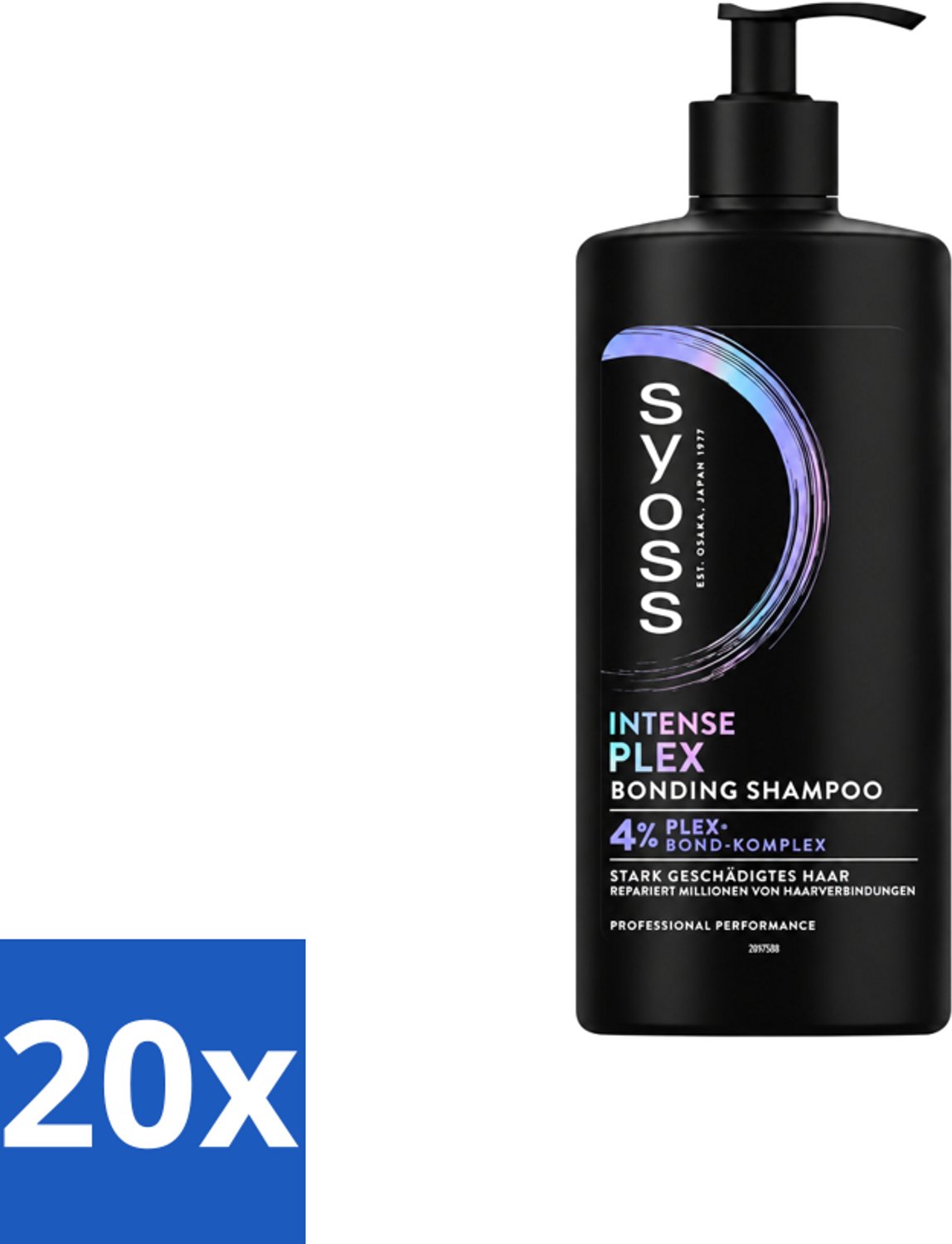 20 x Syoss – Shampoo – Intense Plex – 440 ml - Voordeelverpakking - 20 stuks