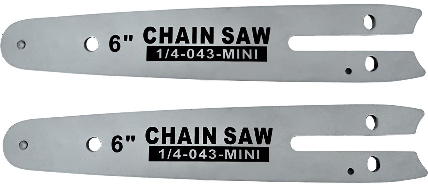 6 Inch Chainsaw Guide Plate 2-Pack