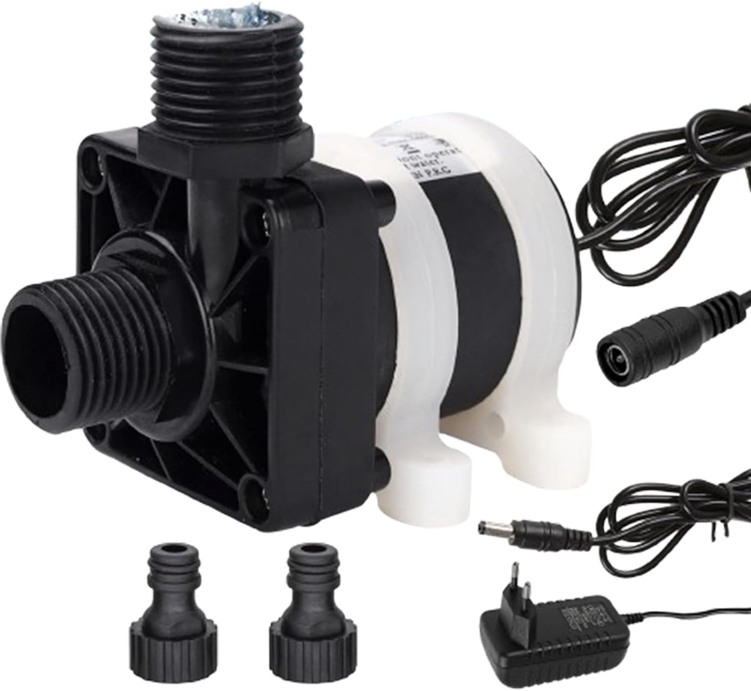 12 V borstelloze dompelwaterpomp, 800 l/u waterpomp, borstelloze dompelpomp, amfibiepomp voor aquarium, fontein op zonne-energie, vijver, watercirculatie